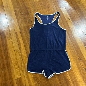 American Eagle soft and sexy lined terry cloth romper